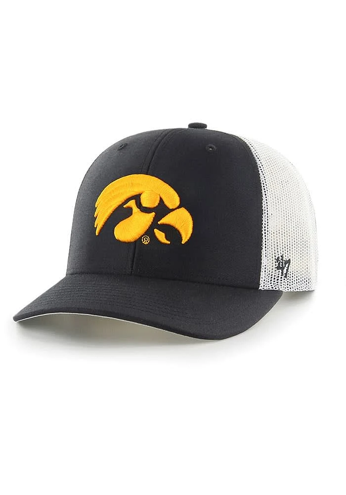 47 Iowa Hawkeyes Trucker Adjustable Hat - Black