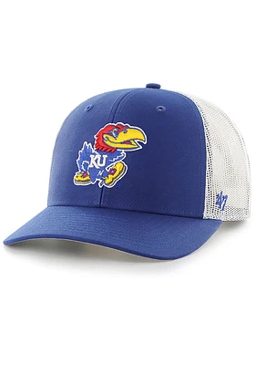 47 Kansas Jayhawks Trucker Adjustable Hat - Blue