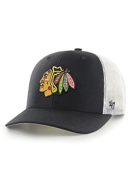 47 Chicago Blackhawks Trucker Adjustable Hat - Black