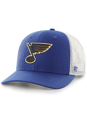 47 St Louis Blues Trucker Adjustable Hat - Blue