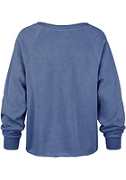 47 Detroit Pistons Womens Blue Emerson Crew Sweatshirt