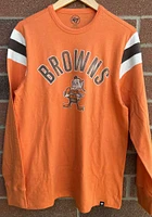 47 Cleveland Browns Orange Franklin Rooted Long Sleeve Fashion T Shirt