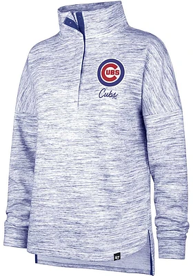 47 Chicago Cubs Womens Blue Haze Qtr Zip