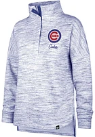 47 Chicago Cubs Womens Blue Haze Qtr Zip