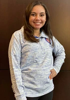 47 Chicago Cubs Womens Blue Haze Qtr Zip