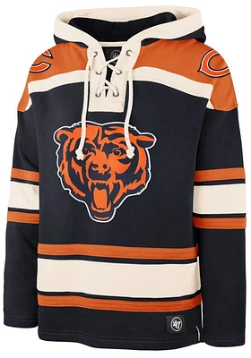 47 Chicago Bears Mens Navy Blue Lacer Fashion Hood