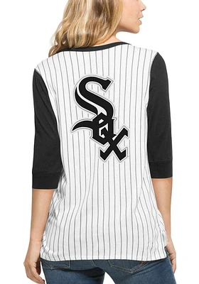 47 Chicago White Sox Womens Pinstripe LS Tee