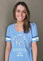 47 Kansas City Royals Womens Light Blue Cruiser Short Sleeve T-Shirt