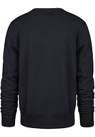47 Detroit Tigers Mens Navy Blue Top Team Headline Long Sleeve Crew Sweatshirt