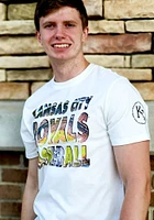 47 Kansas City Royals White Two Peat Flanker Short Sleeve Fashion T Shirt