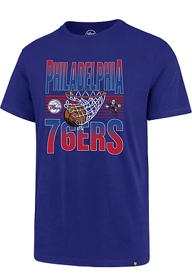47 Philadelphia 76ers Blue Buzzer Beater Rival Short Sleeve T Shirt