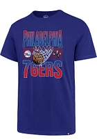 47 Philadelphia 76ers Blue Buzzer Beater Rival Short Sleeve T Shirt