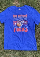 47 Philadelphia 76ers Blue Buzzer Beater Rival Short Sleeve T Shirt