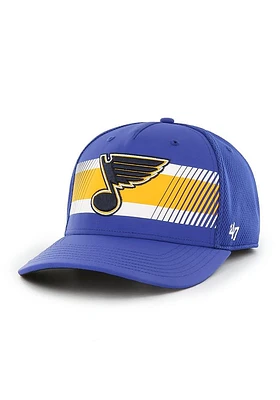 47 St Louis Blues Stutter MVP Adjustable Hat - Blue