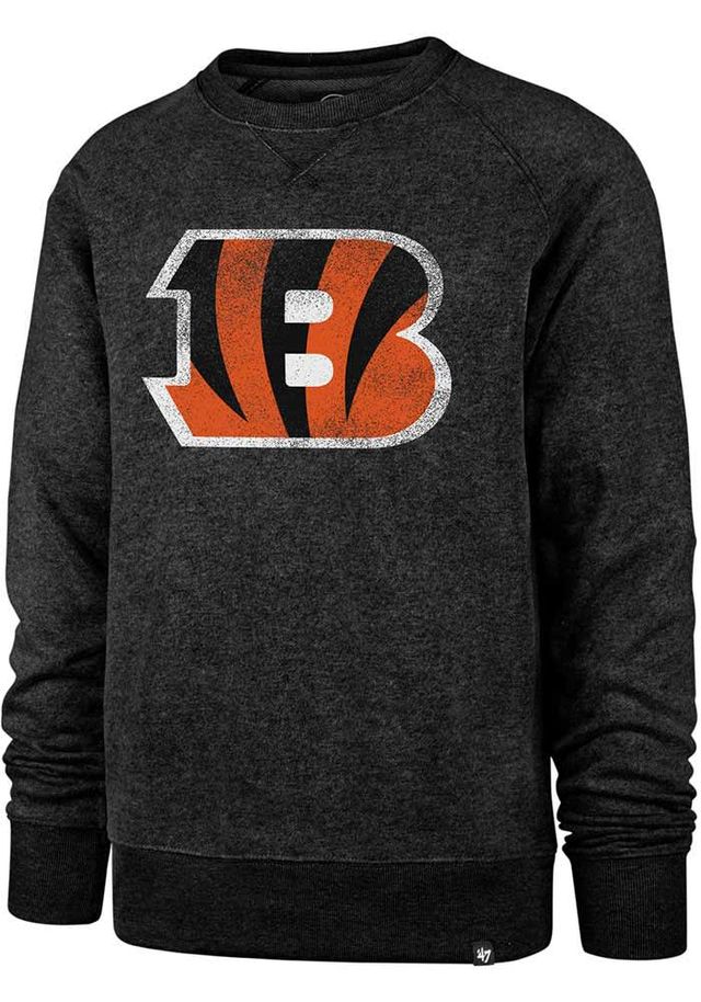 47 Cincinnati Bengals Mens Black Match Long Sleeve Fashion Sweatshirt