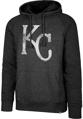 47 Kansas City Royals Mens Black Match Raglan Design Fashion Hood