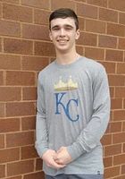 47 Kansas City Royals Grey Match Long Sleeve Fashion T Shirt