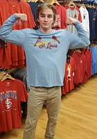 47 St Louis Cardinals Light Blue Match Long Sleeve Fashion T Shirt