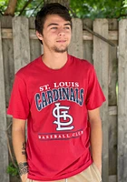 47 St Louis Cardinals Red RESET FRANKLIN Short Sleeve Fashion T Shirt