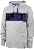 47 Dallas Mavericks Mens Grey CHEST PASS Fashion Hood