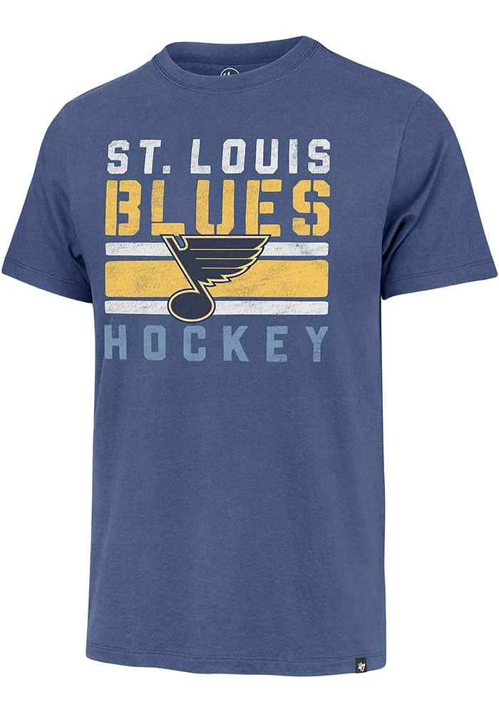 47 St Louis Blues Blue Top Bins Franklin Short Sleeve Fashion T Shirt