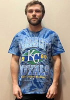 47 Kansas City Royals Blue Brickhouse Tubular Short Sleeve Fashion T Shirt