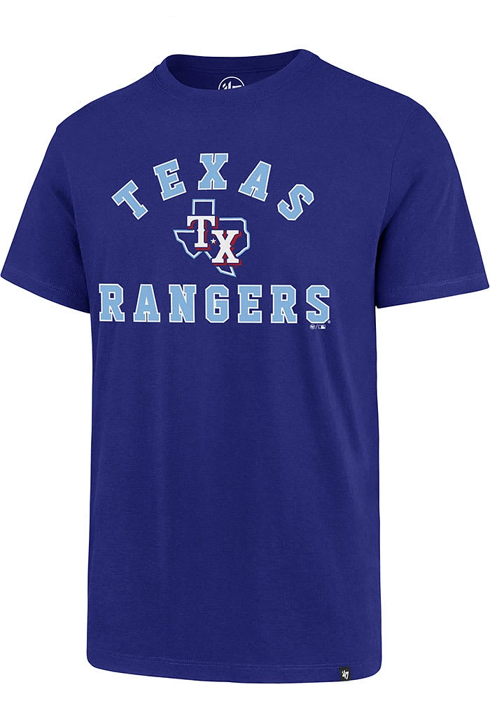 47 Texas Rangers Varsity Arch Rival Short Sleeve T Shirt
