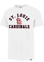 47 St Louis Cardinals White Varsity Arch Rival Short Sleeve T Shirt