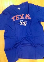 47 Texas Rangers Blue Arch Game Rival Short Sleeve T Shirt