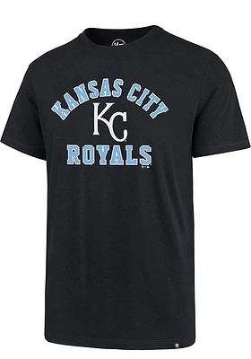 47 Kansas City Royals Navy Blue Varsity Arch Rival Short Sleeve T Shirt