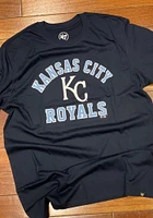 47 Kansas City Royals Navy Blue Varsity Arch Rival Short Sleeve T Shirt