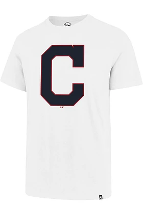 47 Cleveland Guardians White Imprint Rival Short Sleeve T Shirt