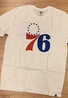 47 Philadelphia 76ers White Imprint Super Rival Short Sleeve T Shirt