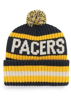 47 Indiana Pacers Navy Blue Bering Cuff Mens Knit Hat