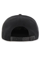 47 Purdue Boilermakers Black Verge Captain Mens Snapback Hat