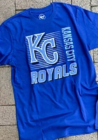 47 Kansas City Royals Blue Hot Streak Super Rival Short Sleeve T Shirt