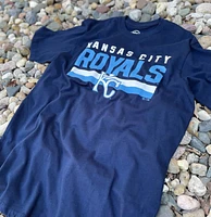 47 Kansas City Royals Navy Blue Hotline Super Rival Short Sleeve T Shirt