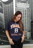 47 Detroit Tigers Navy Blue Reset Franklin Short Sleeve Fashion T Shirt