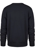 47 Kansas City Royals Mens Navy Blue Imprint Headline Long Sleeve Crew Sweatshirt