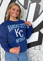 47 Kansas City Royals Mens Blue Top Team Long Sleeve Crew Sweatshirt
