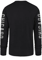 47 Chicago White Sox Black Triple Threat Franklin Long Sleeve Fashion T Shirt
