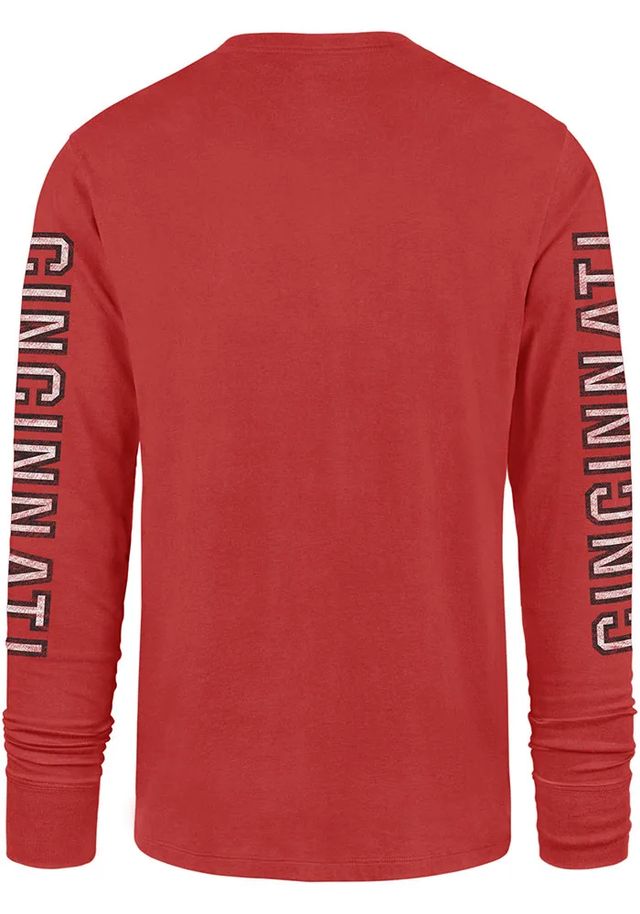 47 Cincinnati Reds Triple Threat Franklin Long Sleeve Fashion T Shirt