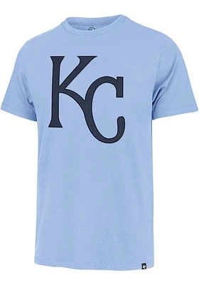47 Kansas City Royals Light Blue Logo Franklin Knockout Fieldhouse Short Sleeve Fashion T Shirt