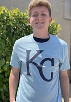 47 Kansas City Royals Light Blue Logo Franklin Knockout Fieldhouse Short Sleeve Fashion T Shirt