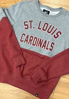47 St Louis Cardinals Mens Grey Gibson Long Sleeve Fashion Sweatshirt