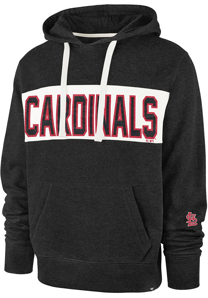 47 St Louis Cardinals Mens Black Gibson Fashion Hood