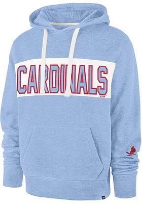 47 St Louis Cardinals Mens Light Blue Gibson Fashion Hood