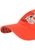 47 Cleveland Browns Zubaz Undervisor Clean Up Adjustable Hat - Orange