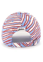 47 Houston Oilers Retro Zubaz Clean Up Adjustable Hat - Light Blue