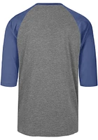 47 Chicago Cubs Grey Regime Franklin Raglan Long Sleeve Fashion T Shirt